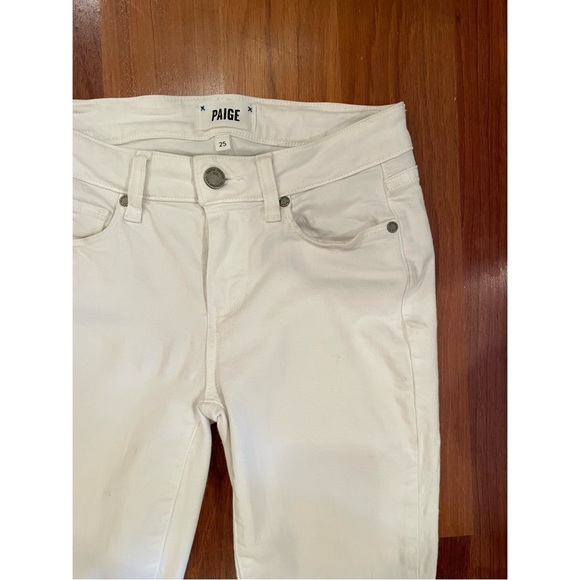 Paige Designer Kylie Crop White Jeans Size 25 $170 GREAT condition - Picture 3 of 9